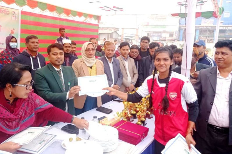 কালীগঞ্জে শীতকালীন ক্রীড়া প্রতিযোগিতা অনুষ্ঠিত