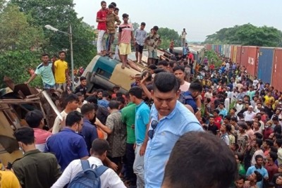 ভৈরবে রেল দুর্ঘটনা : পূর্বাঞ্চল রেলপথে রেল চলাচল স্বাভাবিক