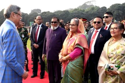 বঙ্গভবনে রাষ্ট্রপতির বিজয় দিবসের সংবর্ধনা