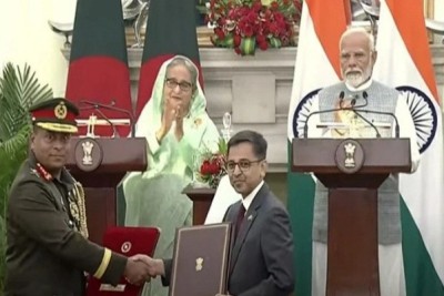 রেল সংযোগ বাড়ানো ও ডিজিটাল অংশিদারিত্বসহ ১০ সমঝোতা স্মারক সই